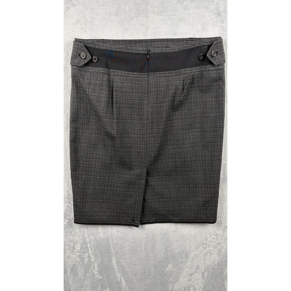 Elie Tahari Pencil Skirt – Gray Plaid – No Size Tag (Approx. Women’s Medium) - Picture 2 of 7